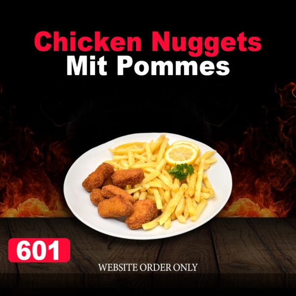 Chicken Nuggets Mit Pommes